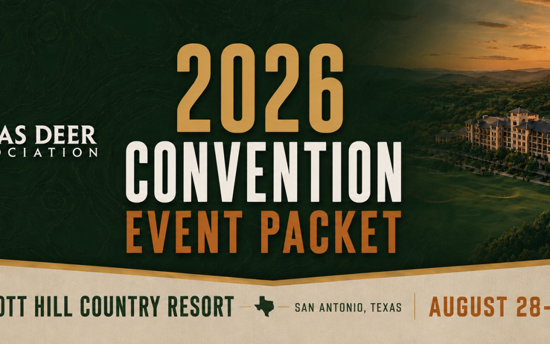 2026 Texas Deer Association Annual Convention